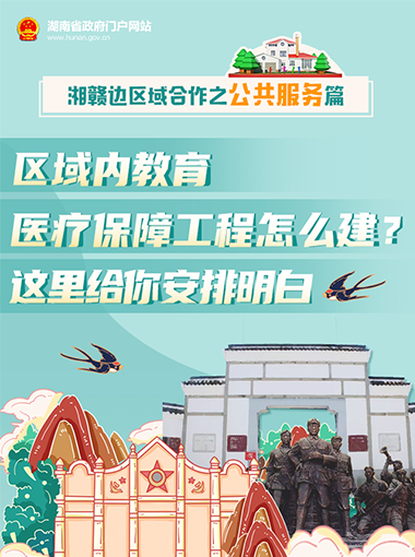 湘贛邊區(qū)域合作之公共服務(wù)篇 | 區(qū)域內(nèi)教育、醫(yī)療保障工程怎么建？這里給你安排明白
