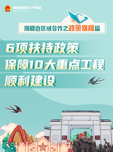 湘贛邊區(qū)域合作之政策保障篇 | 6項(xiàng)扶持政策，保障10大重點(diǎn)工程順利建設(shè)